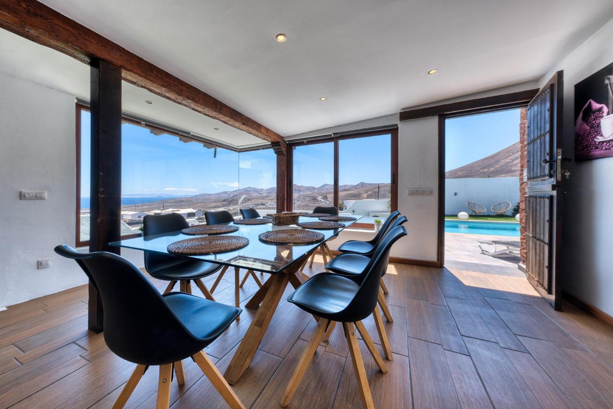 Villa Macher Piscina Y Bar Piscina Tias Ngoại thất bức ảnh