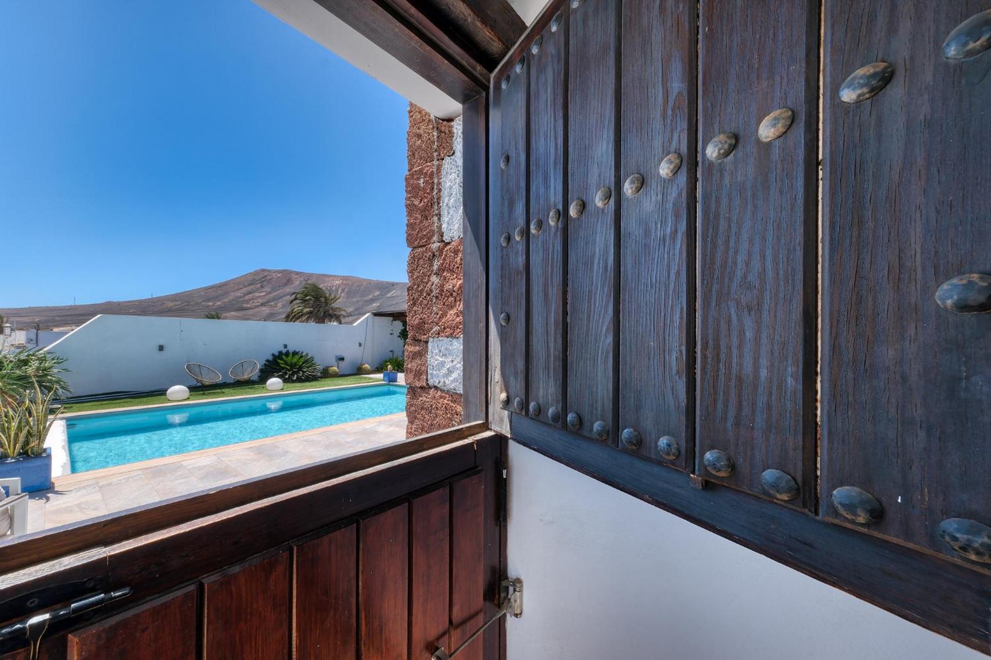 Villa Macher Piscina Y Bar Piscina Tias Ngoại thất bức ảnh